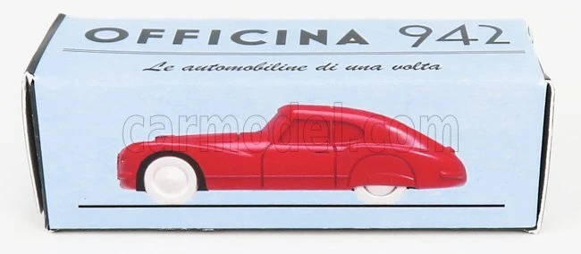 MODELLINO AUTO STATICO OFFICINA 942 FIAT 8V 1-SERIES 1952 ROSSO SCALA 1/76 - Immagine 4 di 4