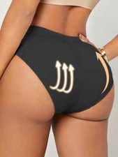 Women Padded Seamless Butt Enhancer Shaper Panties Fake Pad Underwear Briefs-Blk