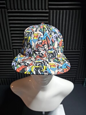 DC Comics Women Superhero Hat Supergirl Wonder Woman Hat Cap Adjustable Black