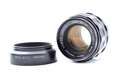 美品Pentax Super-Takumar 55mm f/1.8 M42レンズ Top Mint】Pentax Super-Takumar 55mm f/1.8 MF Standard Lens M42