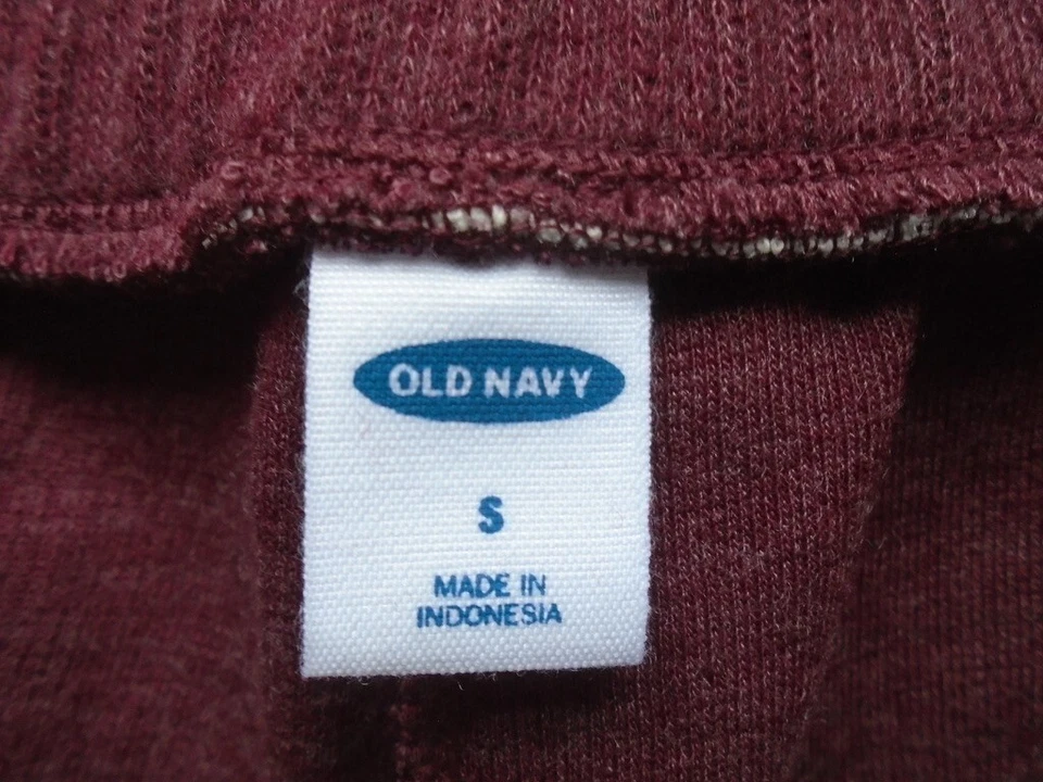 Pantalones antiguos azul marino para mujer talla S borgoña bolsillos delanteros planos clásicos nuevos con etiquetas Foto 3 de 4