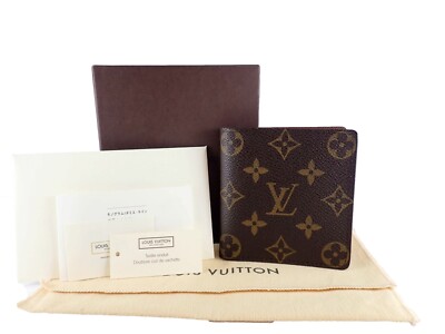 LOUIS VUITTON Monogram Wallet Bi-fold Billets 6 Credit M60929  