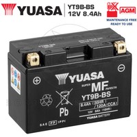 Vorgeladene Yuasa Batterie YT9B-BS 12V 8AH Yamaha YP Majesty 400 2010 2011