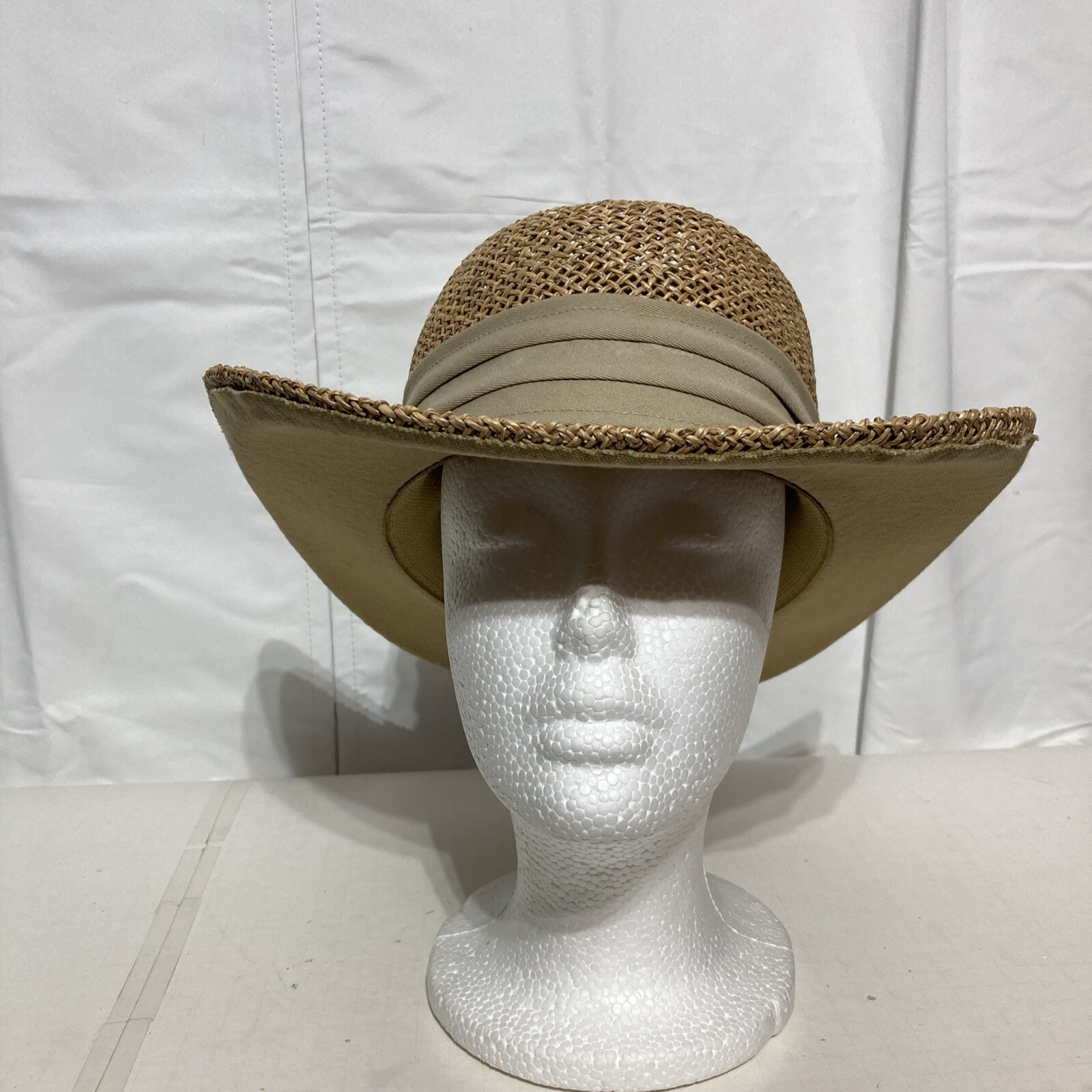 Stetson Gambler Seagrass Straw Outdoorsman Golf Hat Some Stains See