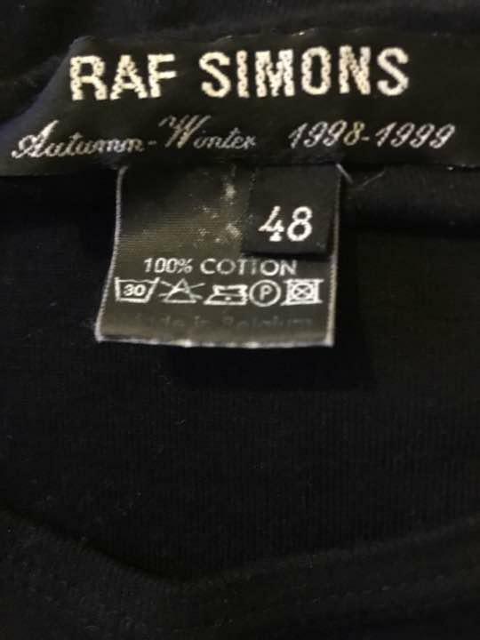 Used RAF SIMONS 1998 or 1999AW Long T-Shirt EU Size 48 | eBay