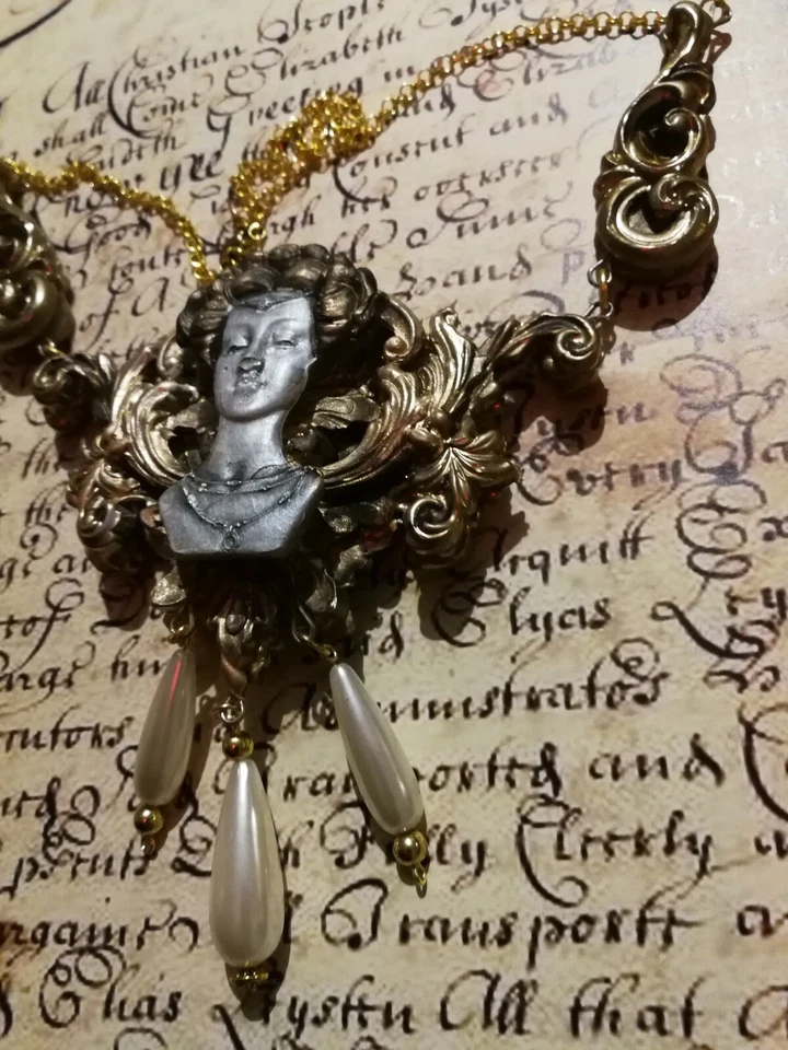 joyería de lujo diamante simulado oro plata piedras preciosas collar mujer regalo Foto 3 de 4