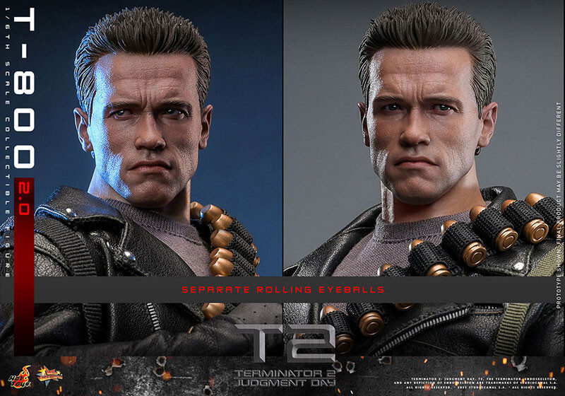 PSL HOT TOYS Movie Masterpiece Terminator 2 1/6 Scale Figure T-800