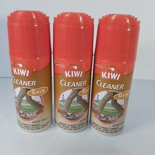 Lot Of 3 New Kiwi 4.25OZ Suede Nubuck Leather Shoe Cleaner Dirt Remove