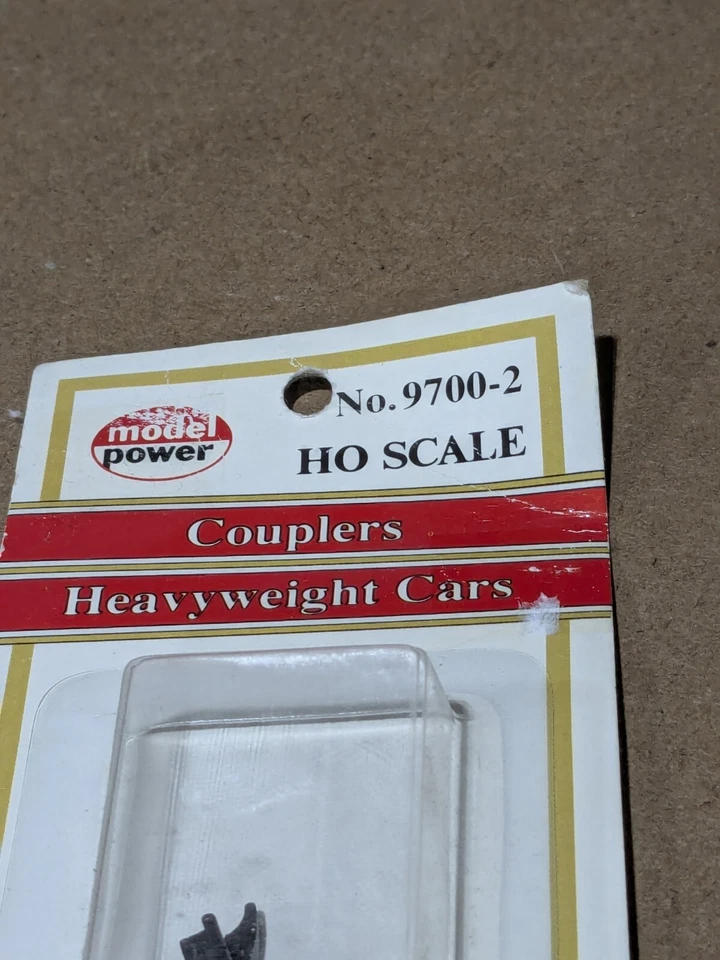 Model Power - HO Scale - Couplers - Heavyweight Cars - #9700-2 - NOS - Image 2 of 4