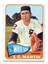 1965 Topps J.C. Martin #382 HAND SIGNED AUTO AUTOGRAPH HA RETROGRAPH BUYBACK