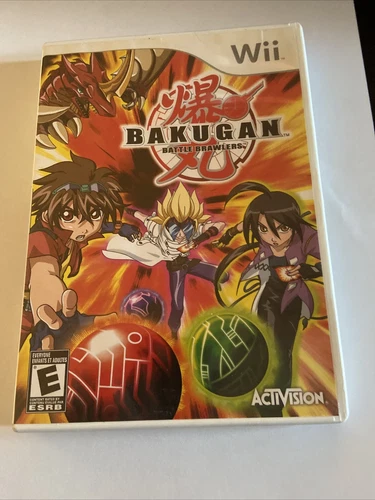 FREE SHIPPING! Bakugan Battle Brawlers (Nintendo Wii 2009) Complete CIB VG Cond.