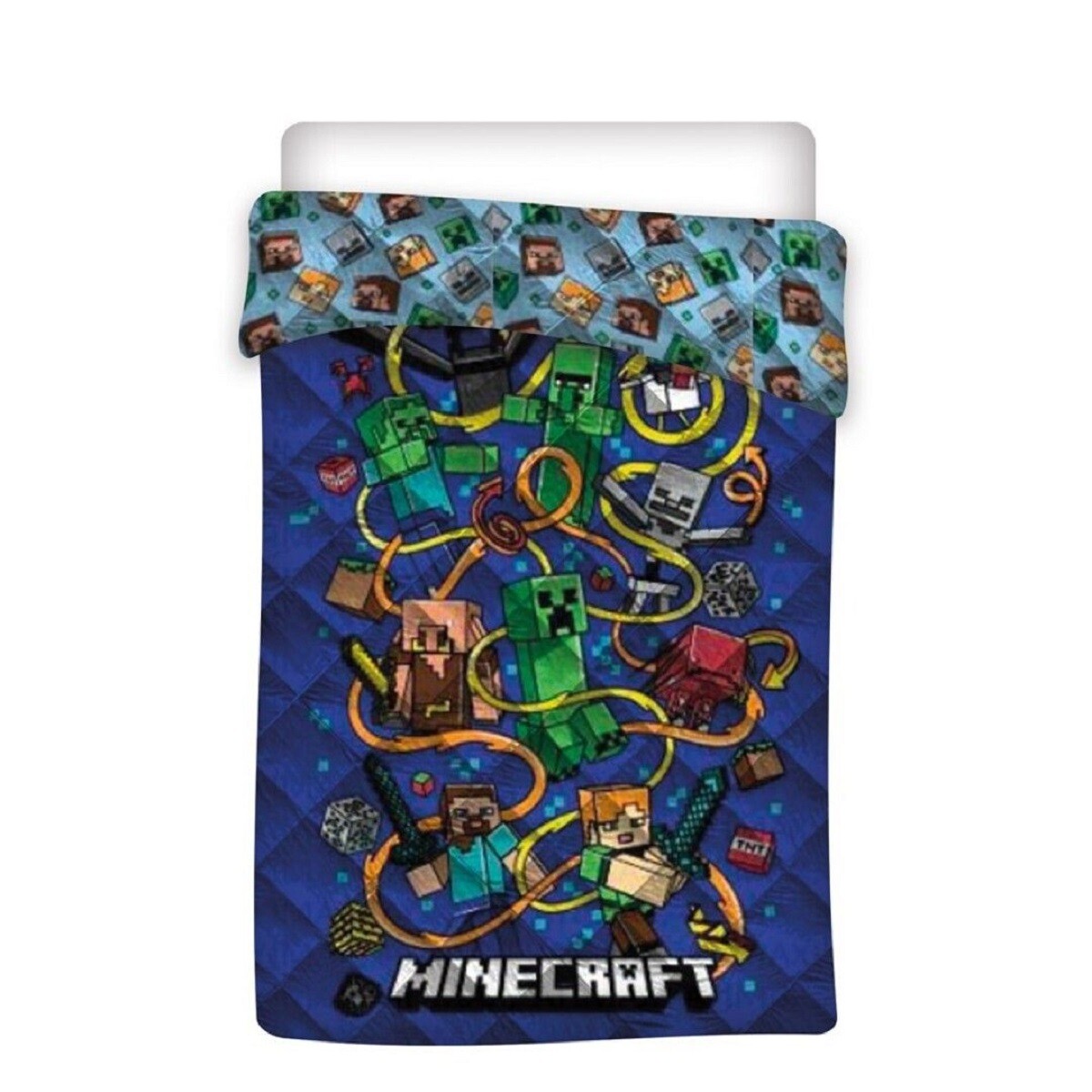 Настил Minecraft Kuscheldecke Steppdecke 140x200 см из 100 полиэстера 11990₽