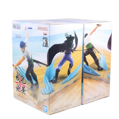 One Piece Zoro & Mihawk Figure Set Senko Zekkei Banpresto