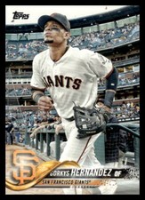 2018 Topps  Gorkys Hernandez #592  Giants Baseball Card