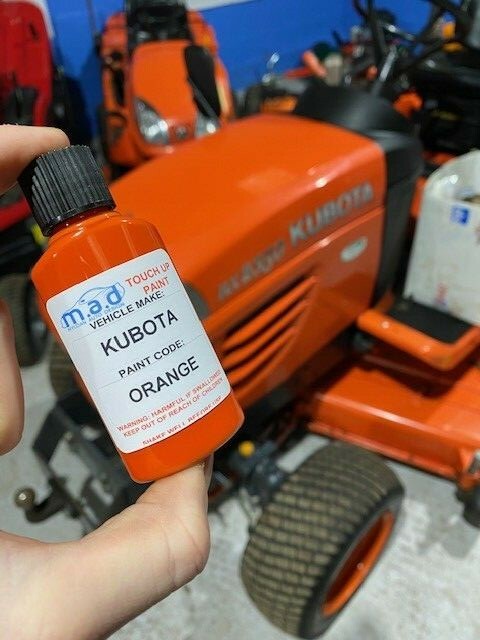 Kubota Compact Tracteur Mini Digger Orange Tactile à Peinture BX2200 BS2530 KX61