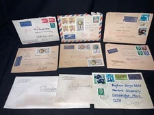 Dr. George Wald, Nobel Laureate in Biology from Harvard Stamp Cover Collection