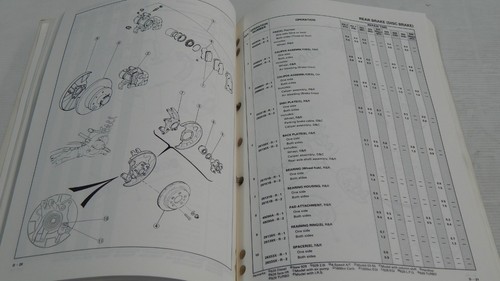 MAZDA SUGGESTED REPAIR TIMES MANUAL 1985 ORIGINAL GENUINE RX7 323 626 929 - Picture 4 of 8
