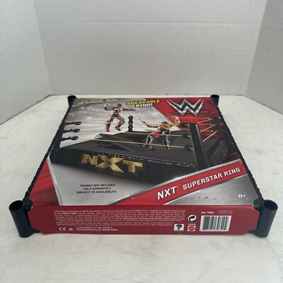 激レア!! WWE NXT SUPER STAR RING フィギュア用リング WWE Superstar NXT Ring Spring Loaded Mat and Real Flex Ropes | eBay