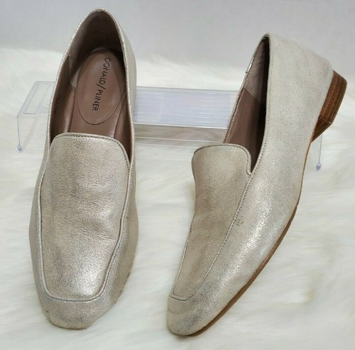 Donald Pliner 7.5 M Shoes Flats Gold 