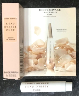 Issey Miyake L'EAU D'ISSEY PURE NECTAR de Parfum. Women s Spray Sample 1 ml. New