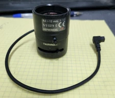 Tamron 4.0-12mm 1:1.2 1/2" CCTV Manual Iris CS-Mount ASPHERICAL Lens