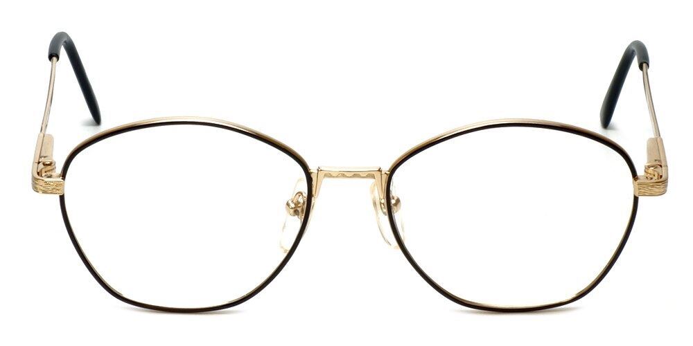Regency Designer Multi-Focus Blue Light Glasses Yale Gold-Black 52mm 4 Powers