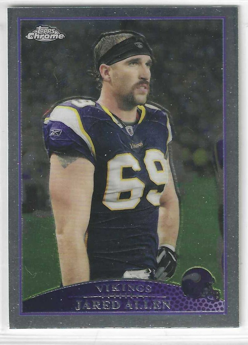 2009 Topps Chrome #TC71 Jared Allen Minnesota Vikings Idaho St HOF 2022
