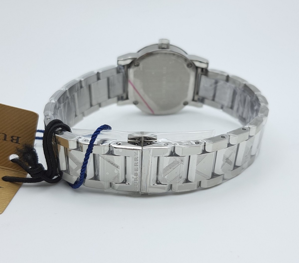 Burberry The City 26mm Silver Stainless Steel Case, Silver