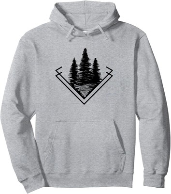 Forest at Dark | Outdoor, Nature Life, Camping Hoodie Pullover Hoodie