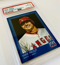2019 Topps 150 Years of Baseball Mike Trout Card PSA 10 Limited PR Gem