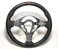 Real Carbon 03-07 Mitsubishi Evolution Viii Ix Evo 8 9 Steering Wheel Red Color