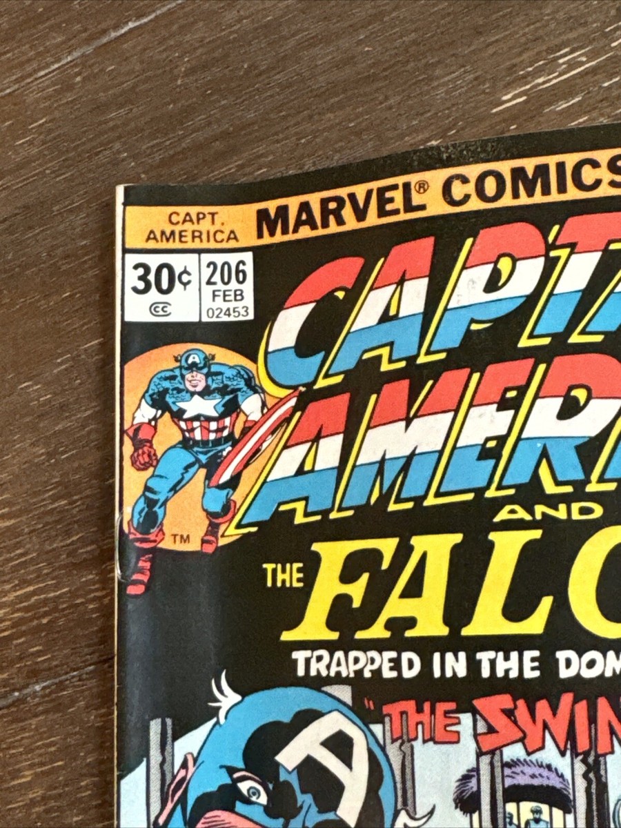 Captain America #206 (Marvel 1977) Falcon VF- | eBay