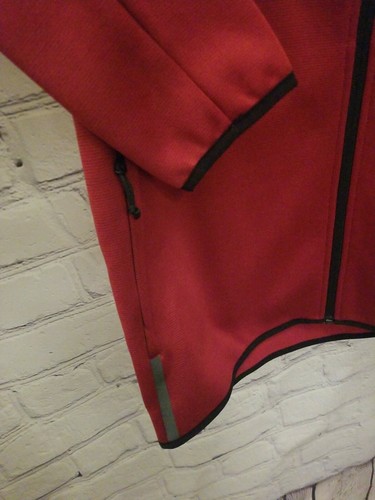Peak Velocity Adult Small Performance Full Zip Outdoor Jacket Gray/Red Brand NEW - Picture 3 of 8