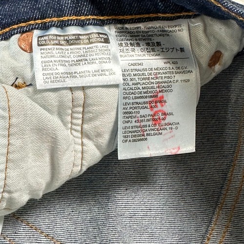 Levi's Men's 501 ORIGINAL FIT Stretch 31x30 Stay Dark Indigo Blue NEW WITH TAGS - Picture 11 of 12