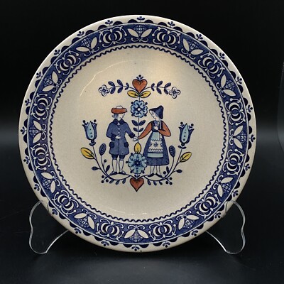 Johnson Bros Hearts and Flowers Staffordshire Old Granite Bread Dessert Plates 2