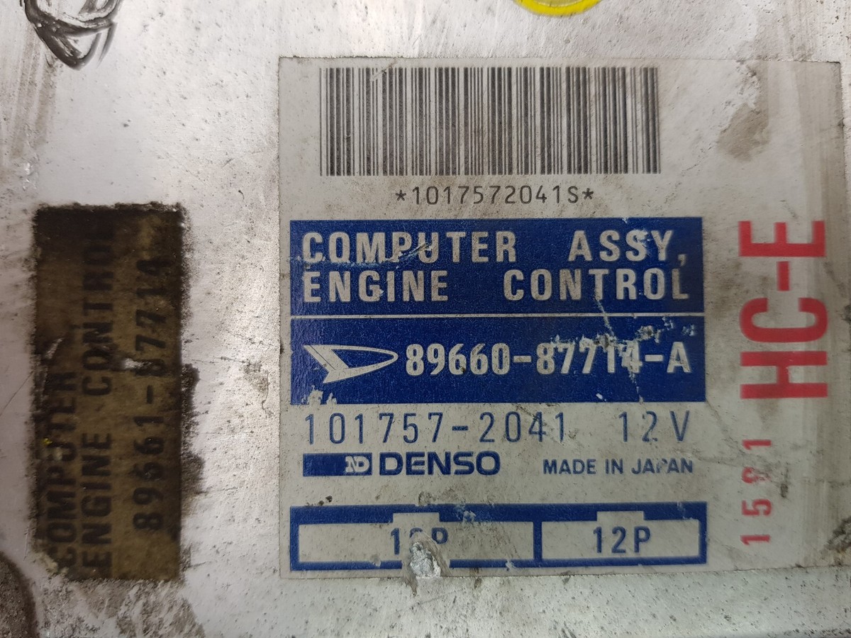 ECU DENSO 89660-87714-A / 101757-2041 | eBay