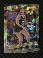 2025 Panini Prizm WNBA Maddy Westbeld #138 Cracked Ice Chicago Sky Rookie Card