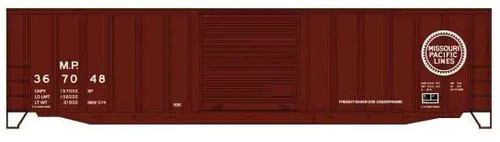 Vagón de carga moderno Accurail HO 50' poste exterior Missouri Pacific MP #367048 5666 | Zustand: New