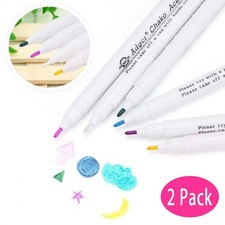 2pcs Fabric Markers Water Soluble Pens SewingAccessories Fabric Marking