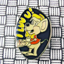 I Luv U! Cartoon Mouse Enamel Pin Badge 24mm x 16mm