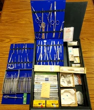 VINTAGE STORZ OPHTHALMIC SURGICAL INSTRUMENT SET W/BLACK CASE🌟