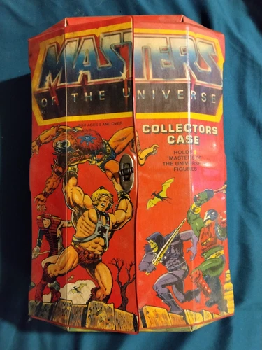 Vintage Masters Of the Universe Collectors Case Holds 8 MOTU Figures Complete