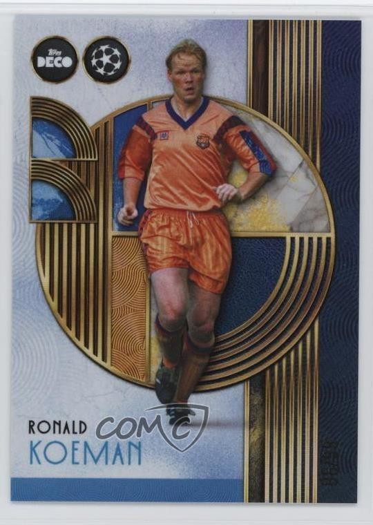 2025-26 Topps Deco UEFA Club Competitions Legends Blue /99 Ronald Koeman 1r8i