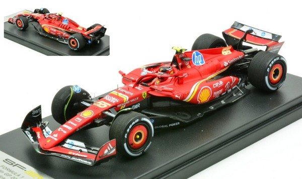 Looksmart 1/43 F1 Ferrari SF24 Austin Gp 2024 Sainz Statisches Modell Diecast-image
