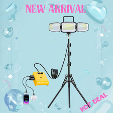Led Work Light 150w 15000lm Dewalt 20v Compatible Stand Flood Light Portable