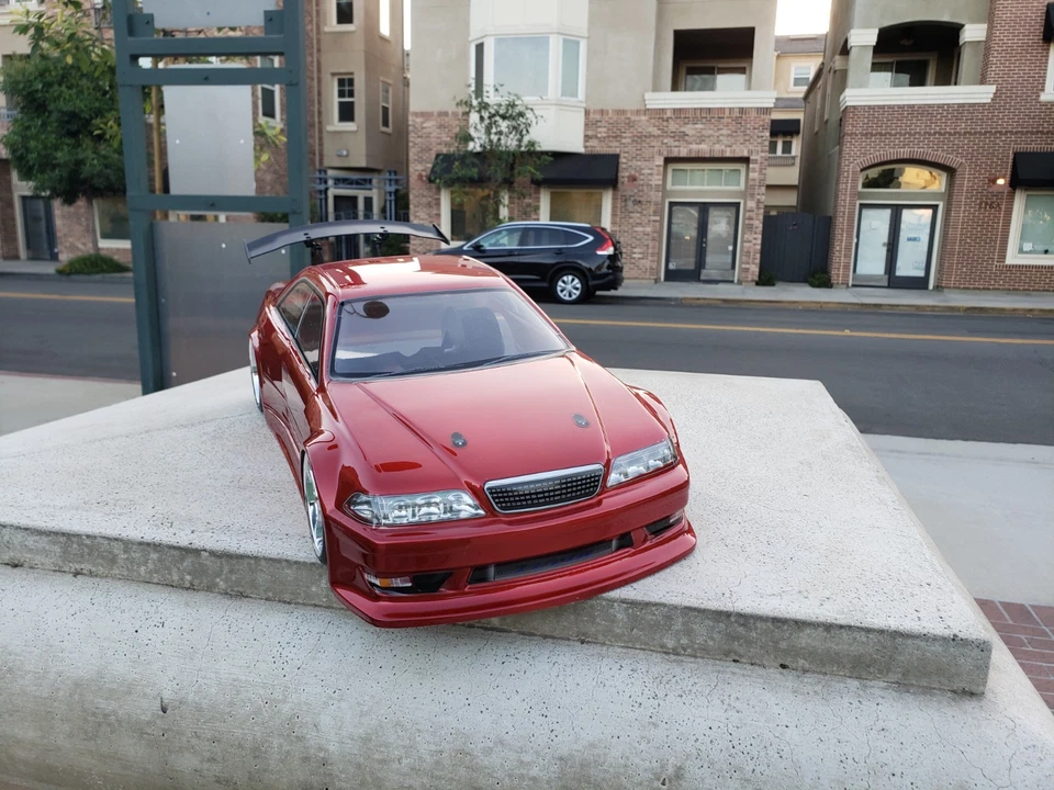 Pintura personalizada 200 mm 1/10 Toyota JZ100 4Tec2 drift HPI DC10 YD2 MST TT02 solo carrocería Foto 3 de 4