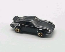 Hot Wheels Porsche P-911 Turbo Black No Tampo Gold BW Blackwall Hong Kong 1988