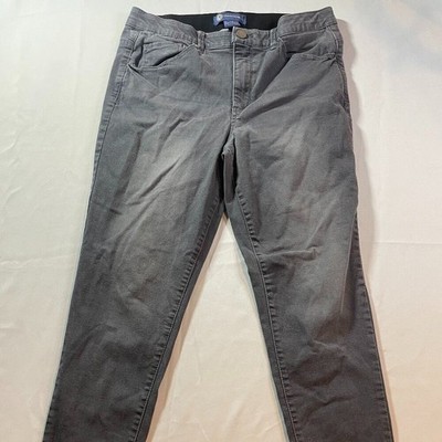 Democracy Ab Solution Jeans Womens Size 12 Black Denim Skinny Pockets Mid Rise