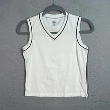 Style & Co. Sport Petite Sleeveless V-Neck Top Petite Small