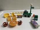 Fisher Price Little People Sesame Street Accessories Vintage 1970s Set w/Oscar